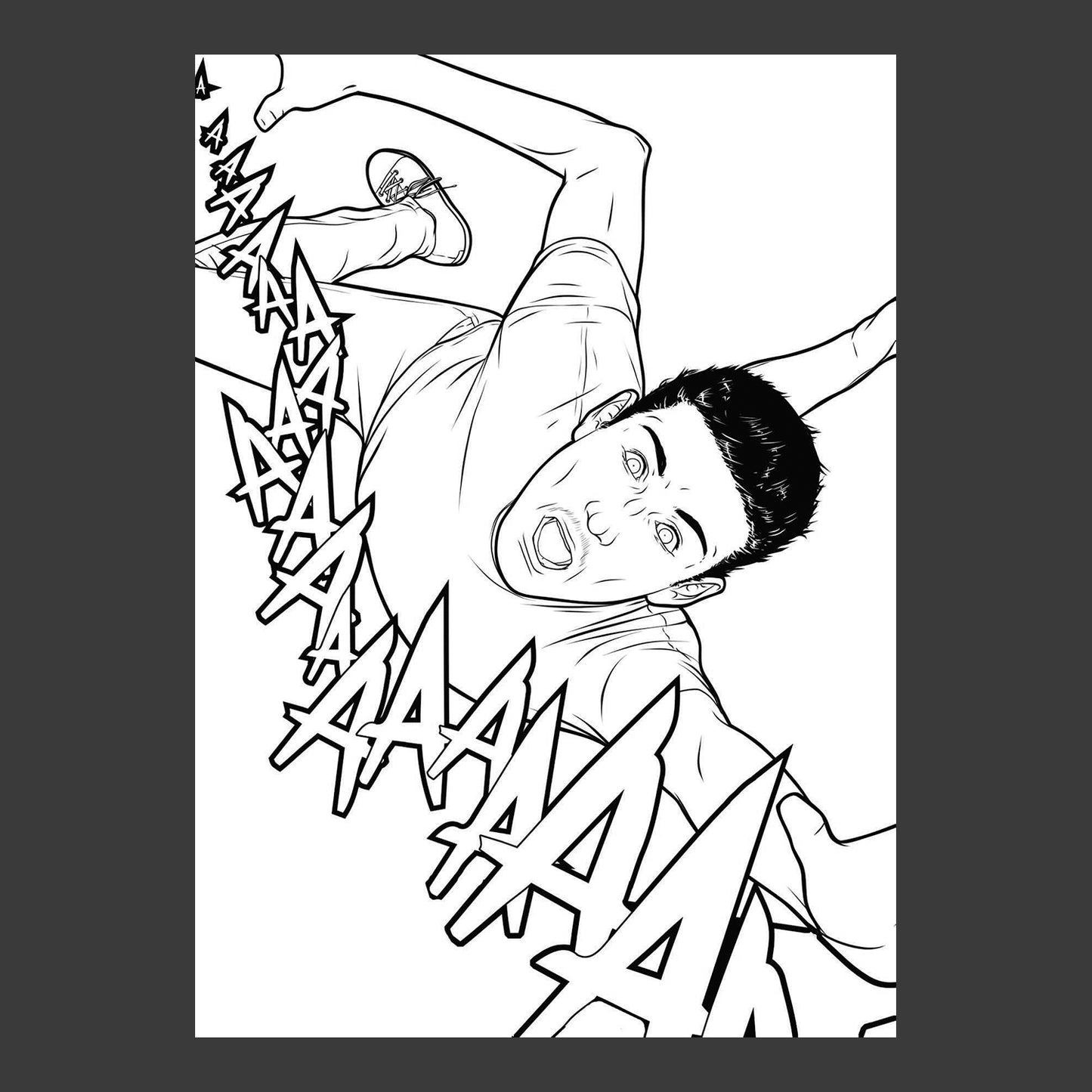 FAYM Graphic Novel Coloring Book