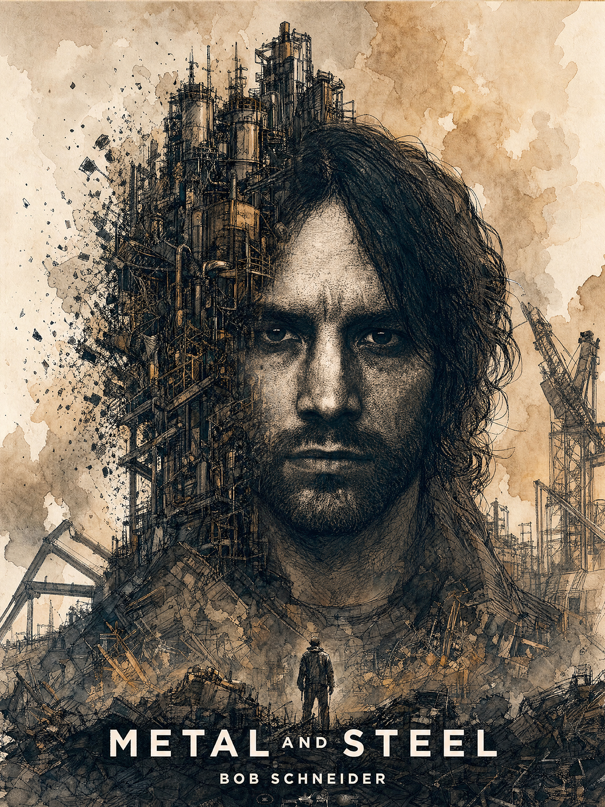 "Metal And Steel" - Limited Edition Signed Song Title Print - Version 6