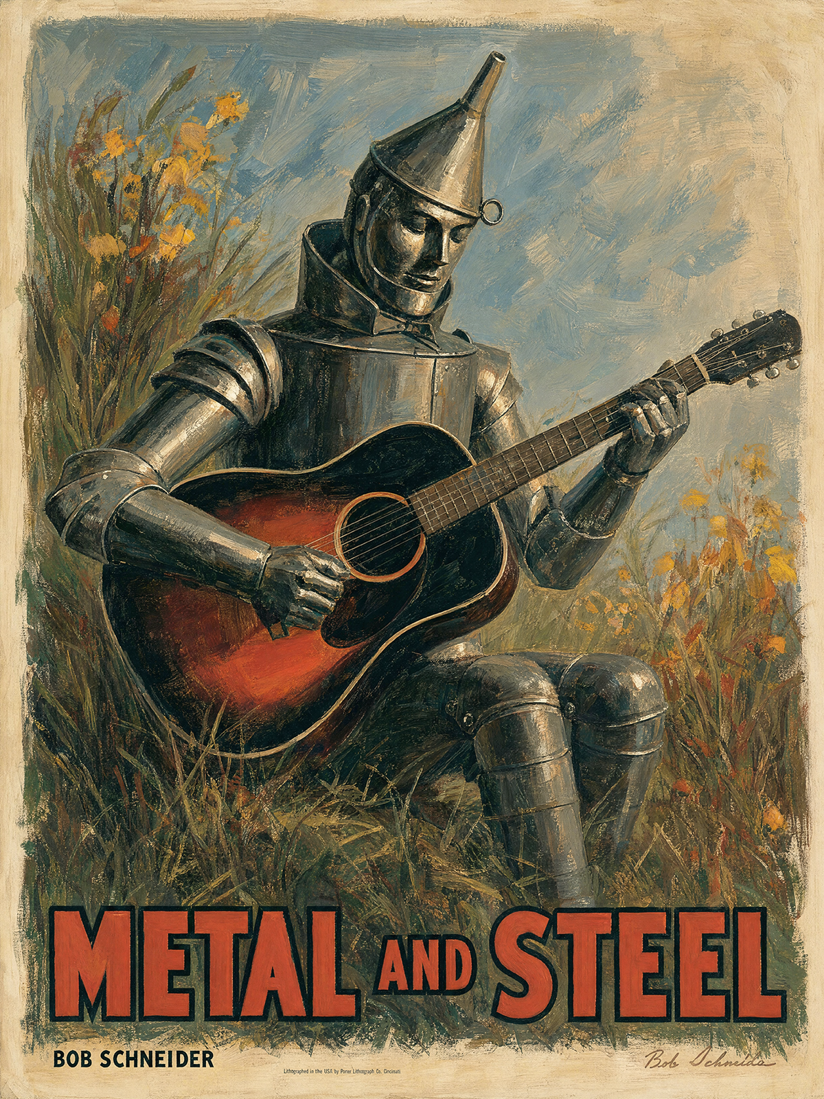 "Metal And Steel" - Limited Edition Signed Song Title Print - Version 13