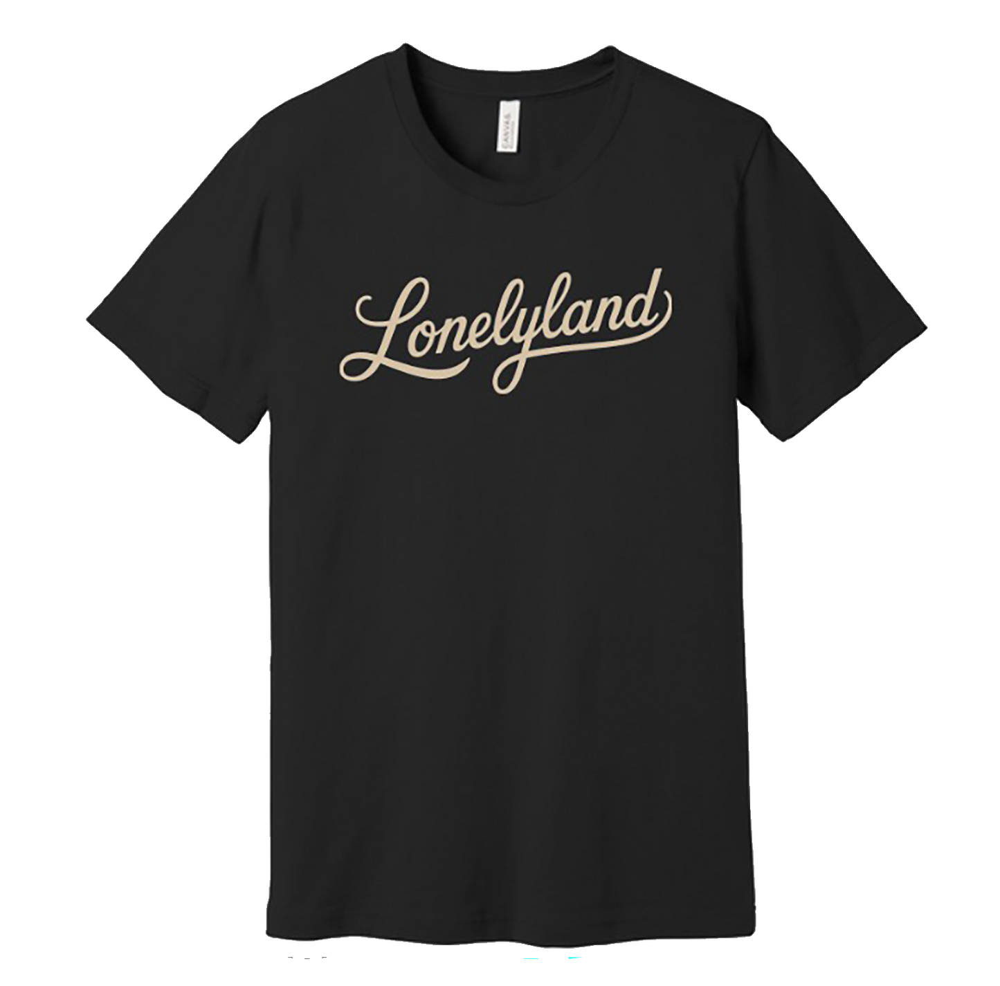 Lonelyland Tan Script Tee