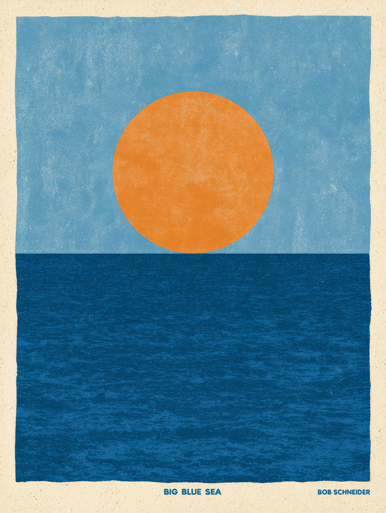 "Big Blue Sea" - Limited Edition Signed Song Title Print - Version 2