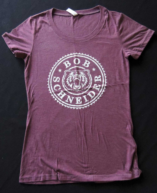 Bear Circle Women's Light Purple Tee