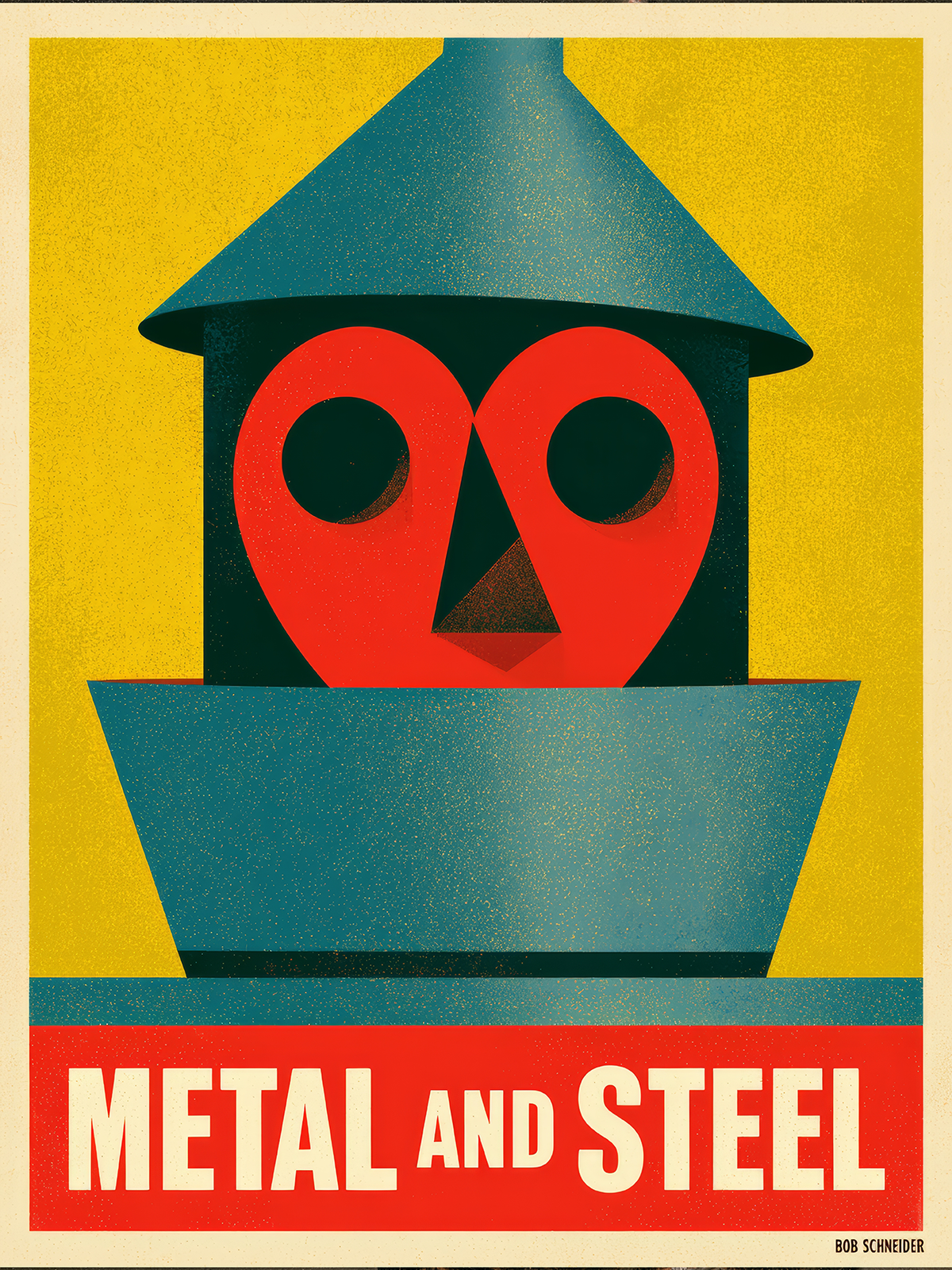 "Metal And Steel" - Limited Edition Signed Song Title Print - Version 2