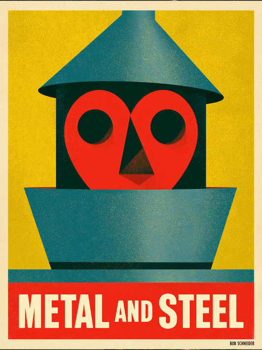 "Metal And Steel" - Limited Edition Signed Song Title Print - Version 2