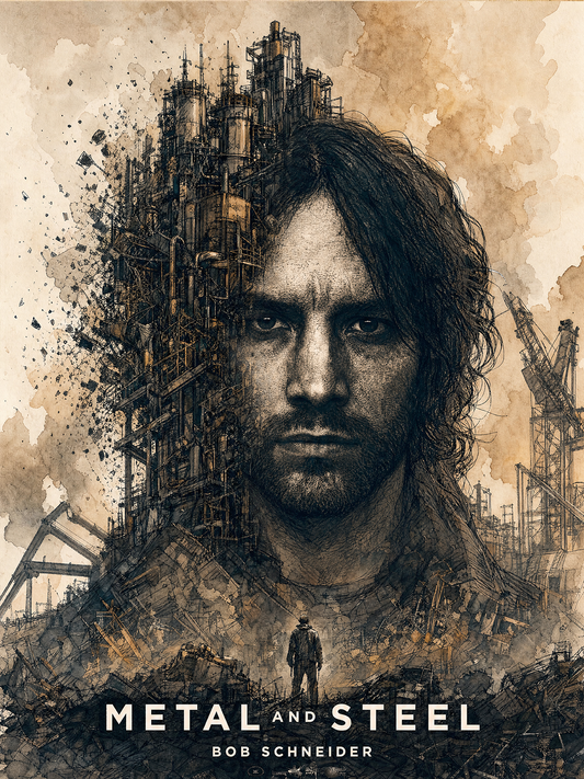"Metal And Steel" - Limited Edition Signed Song Title Print - Version 6