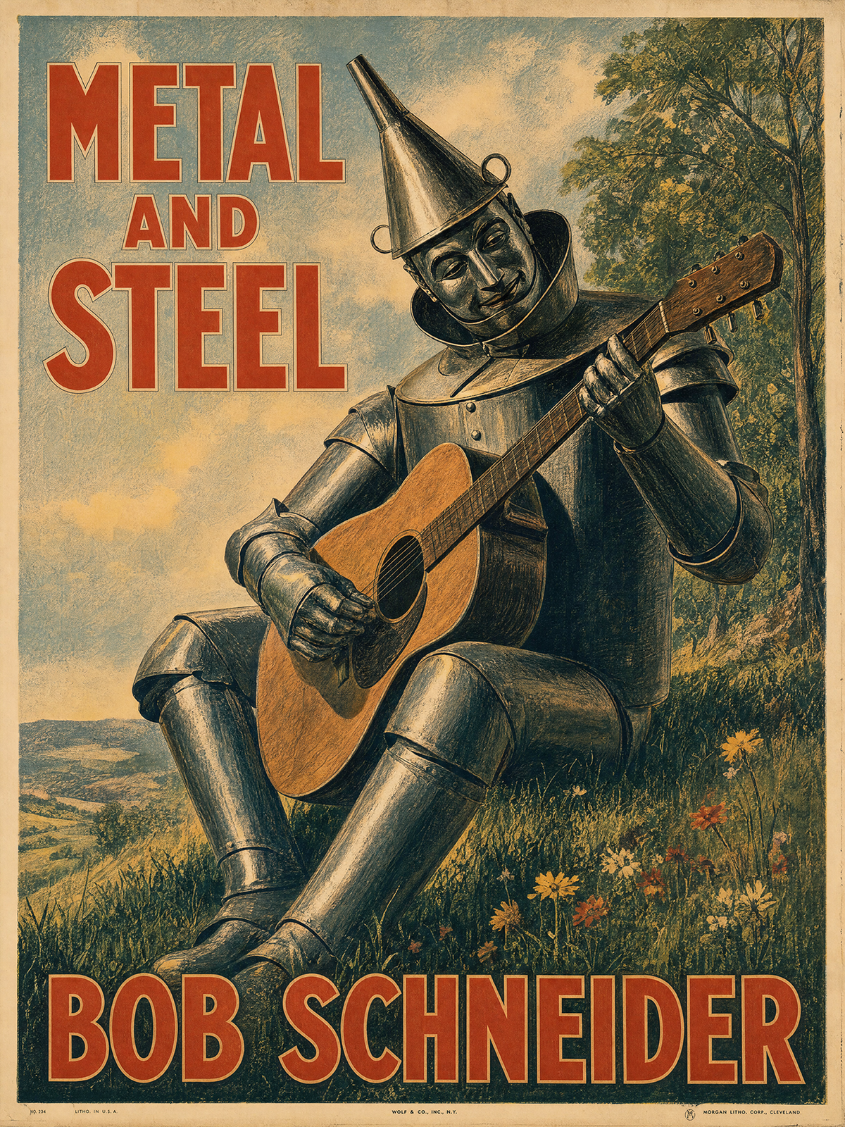 "Metal And Steel" - Limited Edition Signed Song Title Print - Version 12