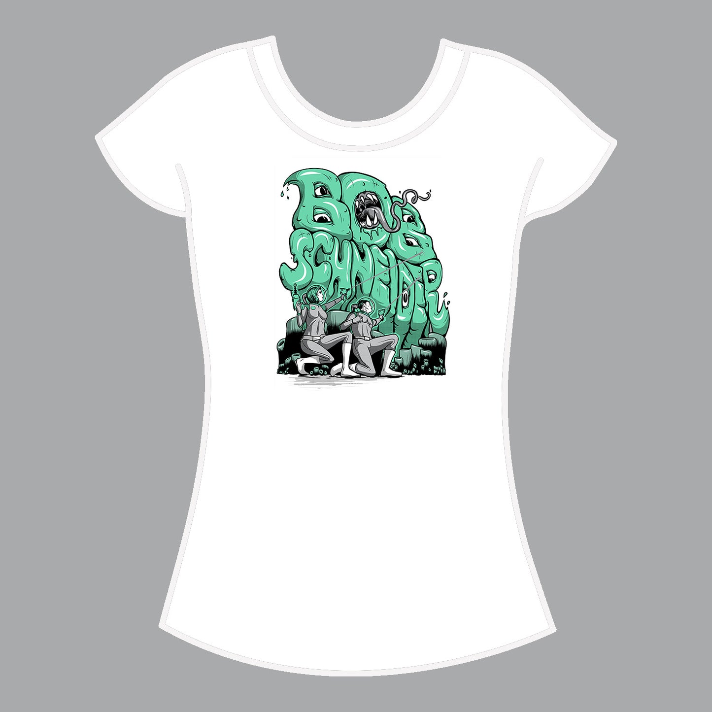 Blob Schneider Women's Fitted Tee