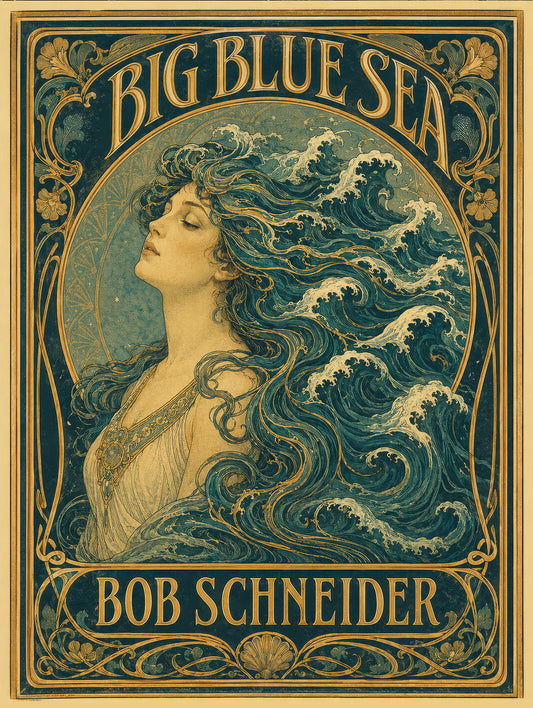"Big Blue Sea" - Limited Edition Signed Song Title Print - Version 1