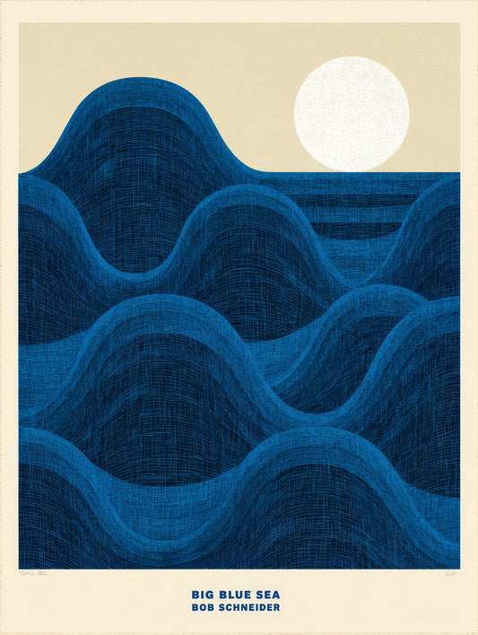 "Big Blue Sea" - Limited Edition Signed Song Title Print - Version 3