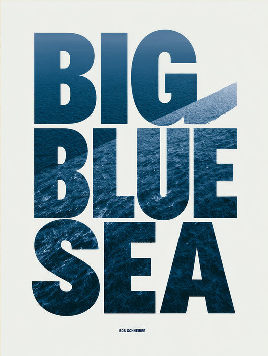 "Big Blue Sea" - Limited Edition Signed Song Title Print - Version 4