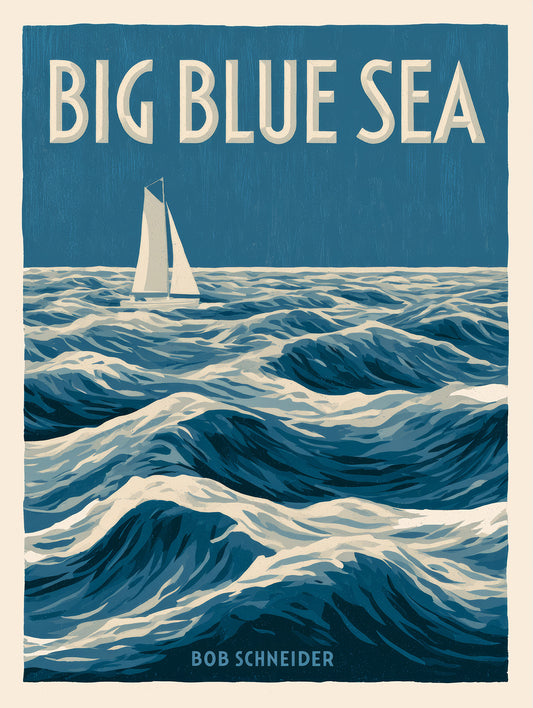 "Big Blue Sea" - Limited Edition Signed Song Title Print - Version 5