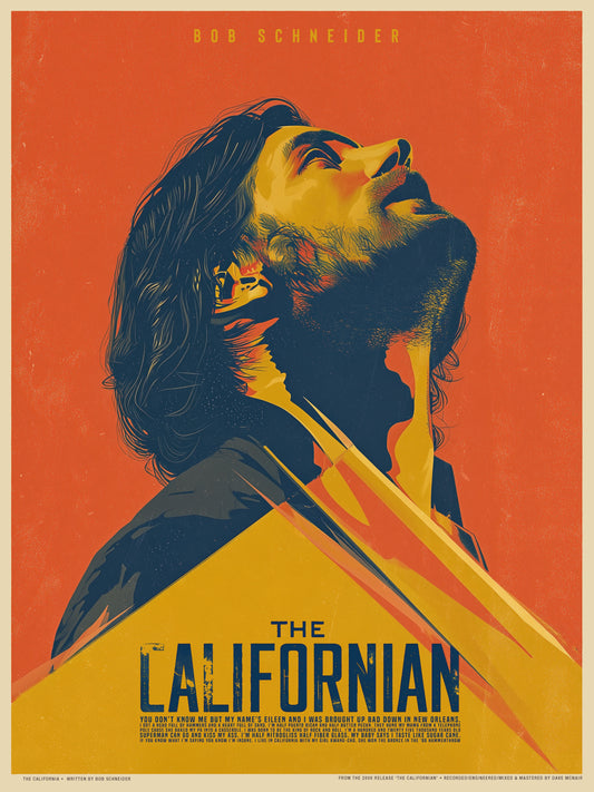 "The Californian" - Limited Edition Signed Song Title Print